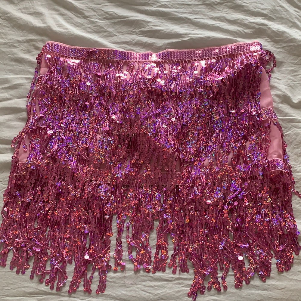 Sparkle wrap skirt